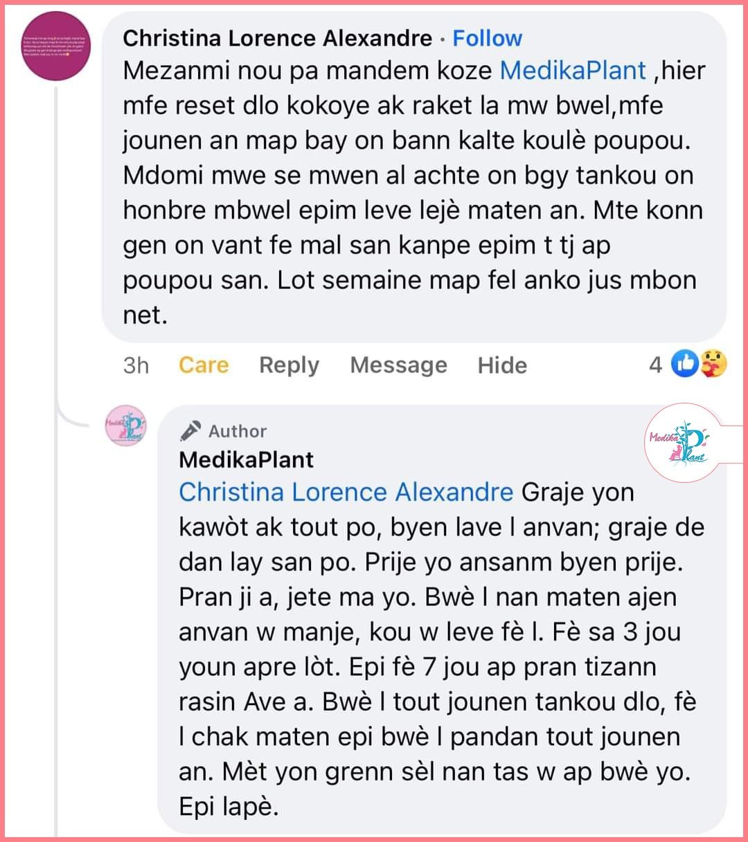 Temwayaj yon manm Hoïs sou WhatsApp