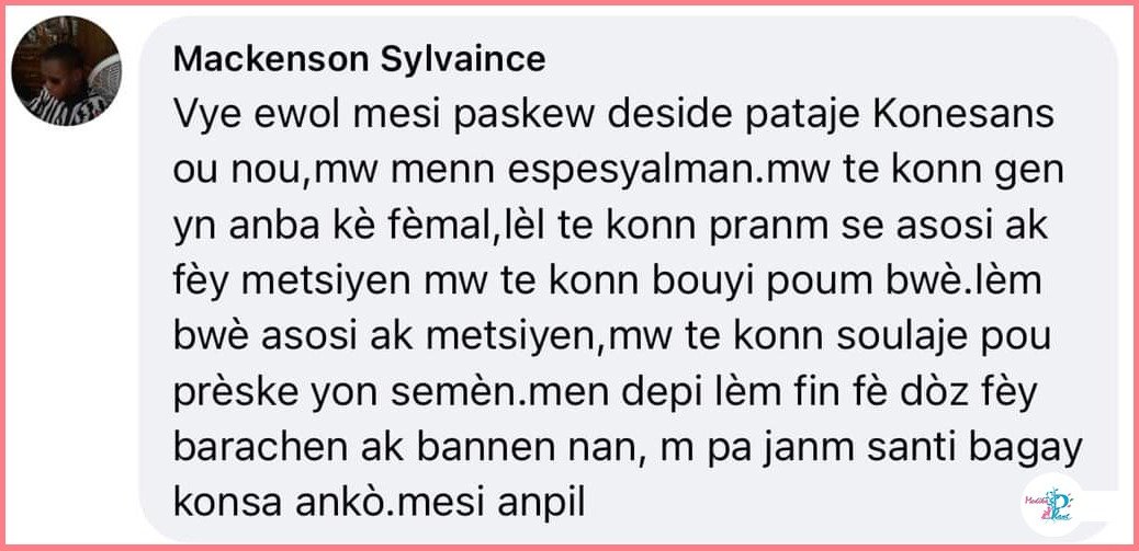 Temwayaj yon manm Hoïs sou WhatsApp